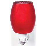Stargazing Glass Nightlight w /レーザーエッチングメタリックFilmカバー – レッド
