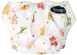 Imagine Baby Products Newborn Stay Dry All-In-One Hook and Loop Cloth Diaper, Flutter by Imagine Bab