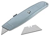 Retractable Utility Knife - Box Cutter - 2 Notch Replacement Utility Blades - 3 Position Retractable
