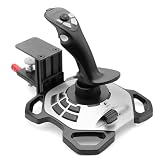 Huye スチールクランプオンジョイスティックマウント Logitech G Extreme 3D PROジョイスティック専用設計 Windows用 調節可能な丈夫なスチールデスクマウントホルダー (フライトジョイスティックは含まれていません) - 2パック/ロット