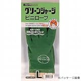 ショーワグローブ/SHOWA/グリーンジャージ ビニローブ [10双入]/品番:No.600 サイズ：L