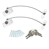 OGORI 窓ストッパー 防犯 サッシ用補助錠 ロック ベビー ガード 空き巣対策 セキュリティ 2個セット