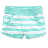 Carter 's Little Girls 'ストライププルオンショーツ カラー: グリーン