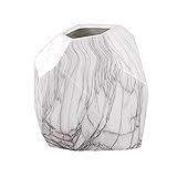 Baosity 全4種　セラミック製　現代的　装飾　白い　陶器　花瓶　幾何学　工芸　クリエイティブ　ギフト - ＃4