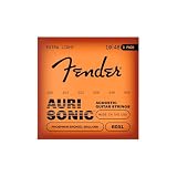 Fender フェンダー アコースティックギター弦 AuriSonic™ 60XL Acoustic Guitar Strings, Phosphor Bronze, Gauges .010-.048 (3-Pack)