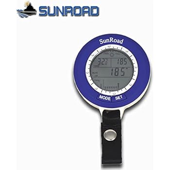 Amazon | Sunroad SR204 Mini LCD デジタル 高度計 気圧計 温度計 マルチ ファンクション 釣り/登山 ...