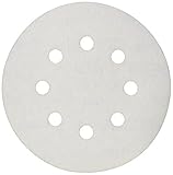 Bosch SR5W242 Random Orbit Sander Hook and Loop 8 Hole Disc 5-Inch 240 Grit Sand Paper, White, 25-Pa