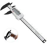 elfishjp デジタルノギス　デジタルキャリパー　大画面ディスプレイ付 外径/内径/段差計測 測定ツール　ステンレス　キャリパー 150mm