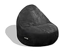 American Furniture Alliance Sitsational 1-Seater, Deluxe Cord Black [並行輸入品]