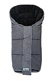 Altabebe AL2277P-01 Flash Winter Footmuff for Strollers (12-36 Months, Dark Grey / Black) by Altabeb