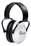 EZARC 防音イヤーマフ 遮音値 SNR30dB 耳当てプロテクター 折りたたみ型 子供用　学生用　睡眠･勉強・自閉症・聴覚過敏緩めなど様々な用途に 騒音対策（白い）