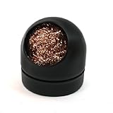 uxcell　スポンジボール　ノズルクリーナー　ワイヤー　はんだごて　ベースホルダー付き　1セット入り