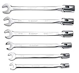 AMPRO T40991 6 Piece Swivel Socket Combination Wrench Set SAE 3/8-Inch to 3/4-Inch [並行輸入品]