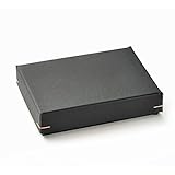 ギフトボックス M カラー角留め箱 緩衝材付 日本製 100×75×22mm (ブラック)