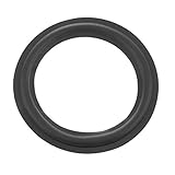 IPOTCH スピーカー　ウーファー　泡　エッジ　交換用　スピーカー　修理キット　交換性　便利性　　全2色3サイズ - ブラック, 12インチ