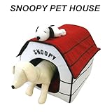 スヌーピーペットハウス　折りたたみ室内用犬小屋・ペットベッド