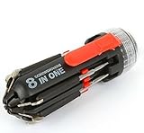 ドライバーセット 工具 LEDライト付き 8INONE