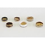 信楽焼　ミニ鉢　ＳＨ－Ｓ　6点アソート Φ6-7cm ／小品盆栽鉢
