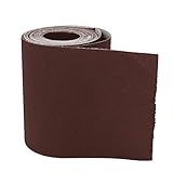 uxcell サンドペーパー　紙やすり サンディングベルト ダークブラウン 砥粒 5Mx115mm 240グリット