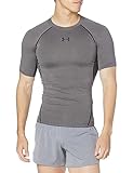 [アンダーアーマー] UA HEATGEAR ARMOUR SHORT SLEEVE Charcoal Light Heather