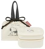 スケーター(Skater) 保存容器 280ml 400ml 巾着付き 3点セット スヌーピー バッジ KSLGD2-A