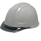 DICプラスチック ヘルメット 電気用対応・透明ひさし・スチロールライナー付 SYA-C-SFE-SYAV-A-GY-S