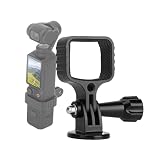 Kimyoaee Osmo Pocket 3 用 三脚アダプター CNCアルミニウム製 拡張マウントアダプター ブラケット ブラケットオスモポケット3 用アクセサリー - 黒