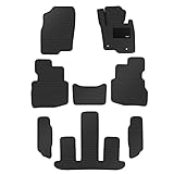 【防水マット】Aviles マツダ 新型 CX-8 CX8 KG系 フロアマット【カーボン柄】(02：6人 2列目コンソ無 CUPホルダ無)