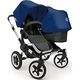 Bugaboo Donkey バガブー ドンキー Duo Stroller デュオ ベビーカー in Black/Royal Blue ブラック/ブルー [並行輸入品]