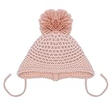 Domybest ベビー帽子 ニット帽子 子供 ハット 女の子 男の子 1-5歳 かわいい 防風 防寒対策 快適柔らかく お祝い ギフト 誕生日 記念日 七五三 幼稚園 普段着