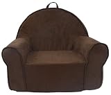 Fun Furnishings 60247 My First Kids Club Chair in Micro Suede Fabric, Chocolate [並行輸入品]