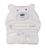 (よキーよ) Yokeeyo ベビー用おくるみ あったかタオルケット フードタオル 湯上りタオル パイル地 可愛い フカフカ 新生児 赤ちゃん フワフワ 男の子 女の子 男女児 秋冬グローブ