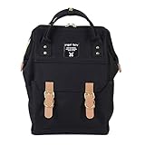 seOSTO（シオスト）2017冬　マザーズバッグ バックパック カジュアル　リュックサック ディパック　高校生男女兼用 旅行 通勤　通学2ウェイン 大容量 多機能 (ブラック)