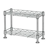 キッチン調味料ラック2段 幅30 KR-302（幅30×奥行12×高さ21cm）