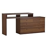 arne テレビ台 チェスト 完成品 伸縮 コーナー ハイタイプ 引出し付き リビング T+D 105チェスト ブラウン