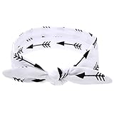 Tonsee ベビー キッズ ヘッドバンド かわいい ちょう結び フェザーアロー パターン ヘアバンド