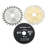 Perfk 3枚セット　チップソー　HSS高速度鋼　丸形　切断ディスク　ミニドリル適用　