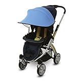 マニト 12カラー　ベビーカー・チャイルドシート兼用 サンシェード (ブルー)