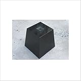 束石 角型 黒御影石 1個