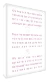 Feel Good Art Thick A2 Nursery Box Canvas The Day You Were Born (24 x 16 x 1.5-inch, Soft Pink) by F