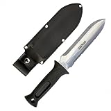 Sensei Hori Hori Digging Knife - 7.5 inch Stainless Steel Blade And Black Polymer Handle - With Shea