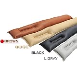 クッション シートベルトカバー センターコンソールスペーサー ブラウン/茶 隙間埋め