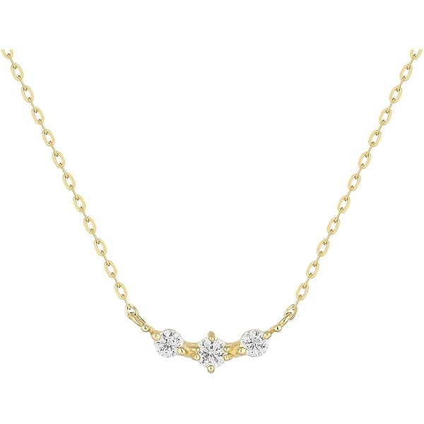 Amazon | 4℃(ヨンドシー)ダイヤモンドK10イエローゴールド(YG