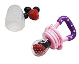 Baby Feeder Pacifier, Teething Soother (Pink) by Baby Smoochies