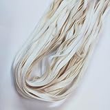 d'collect 綿テープ 巾着 アクセサリー ナチュラル 約0.4mm厚 30m(約5mm(1720))