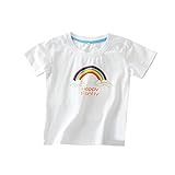 ペアルック 親子服 ペア服 お揃い カップルペア服 Tシャツ 半袖 虹 夏季 おしゃれ