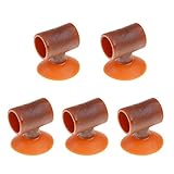 Homyl ドア　ウォール　アンチコリジョン　パッド　ドア　ハンドル　ミュート　マフラー　保護　パッド　　全4色 - 褐色