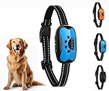 無駄吠え防止首輪 猫 犬吠え防止グッズ 無駄吠え防止器具 充電式 防水 犬 振動 首輪小型犬/中型犬/大型犬用 7段階調節 超音波 自動振動 訓練用 むだぼえ防止グッズ 静電ショック 犬 しつけ チワワ バークコントローラー 犬 犬吠え防止グッズ電気 全犬種対応 軽量 日本語説明書付き (ブルー)