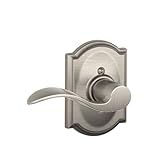 Schlage Lock Company F170ACC619CAMLH Satin Nickel Single Dummy Single Dummy Accent Door Lever with t