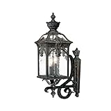Acclaim 7111BC Belmont Collection 3-Light Wall Mount Outdoor Light Fixture, Black Coral [並行輸入品]